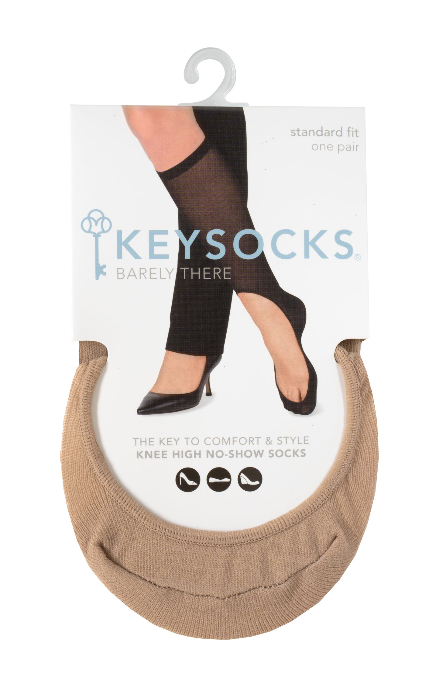 Barely There Black/Nude