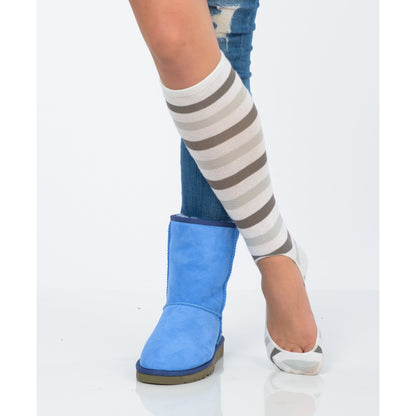 Weekend - Grey Stripe / Lavender-Chartreuesse